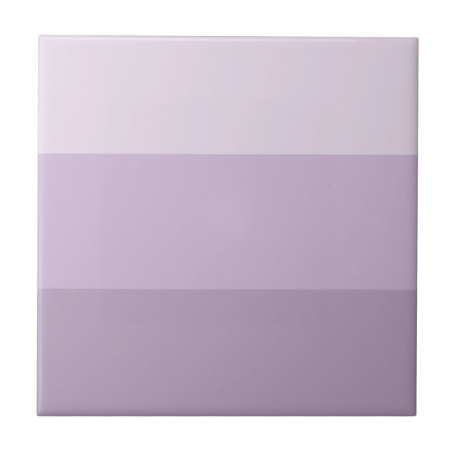 Purple Ombre Striped Tile (Front)