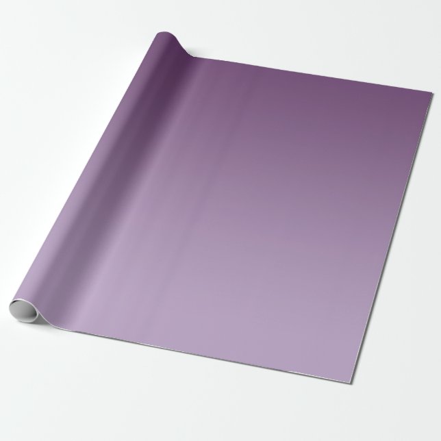 Purple Ombre Wrapping Paper (Unrolled)