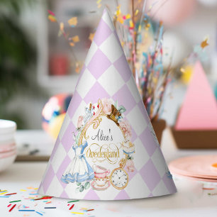 Purple, Onederland, tea party, 1st birthday Party Hat
