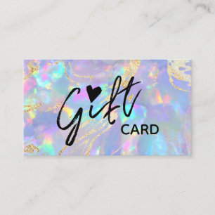 purple opal texture gift certificate