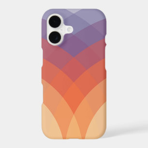Purple, orange and blue colourful pastel arches
