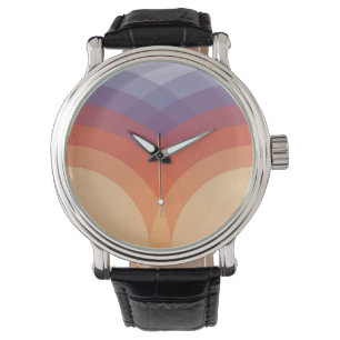 Purple, orange and blue colourful pastel arches  watch