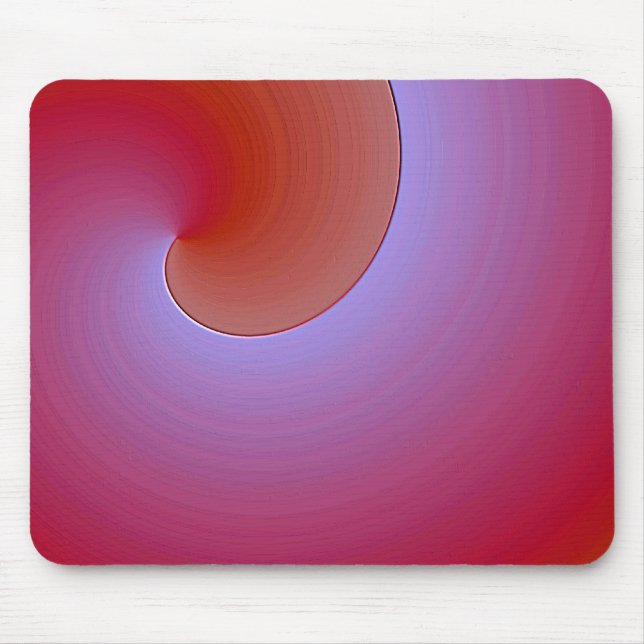 purple orange  glaze look - modern abstract mouse mat (Front)