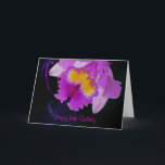 Purple Orchid 16th Happy Birthday Card<br><div class="desc">May the 16th year of your life bring you the courage to soar higher and higher,  the grace to be gentle with yourself and others. May each year be better than the year before. Happy 16th Birthday. All our love</div>