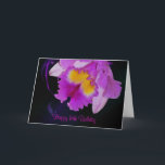 Purple Orchid 16th Happy Birthday Card<br><div class="desc">May the 16th year of your life bring you the courage to soar higher and higher,  the grace to be gentle with yourself and others. May each year be better than the year before. Happy 16th Birthday. All our love</div>