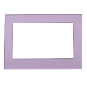 Purple Orchid Bloom Solid Colour Print Magnetic Frame