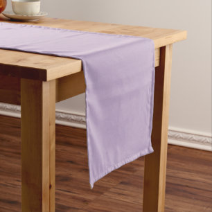 Purple Orchid Bloom Solid Colour Print Short Table Runner