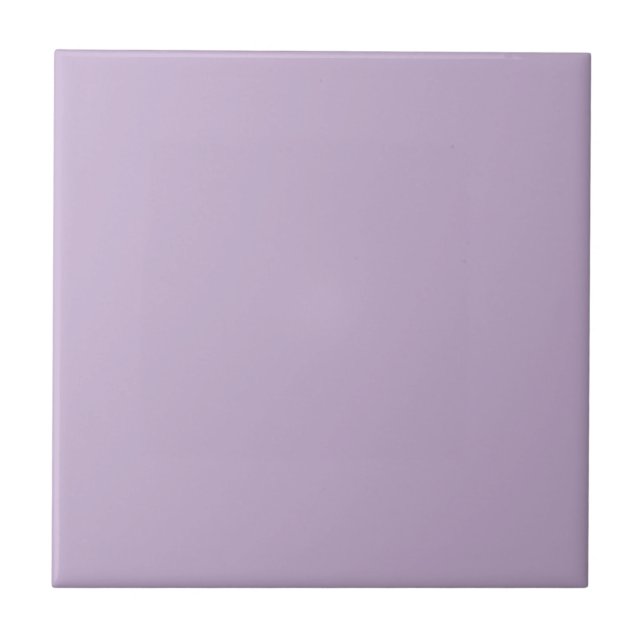 Purple Orchid Bloom Solid Colour Print Tile (Front)
