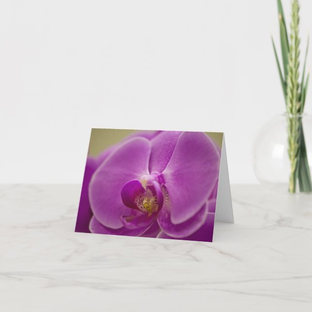 Purple Orchid Card (Front)