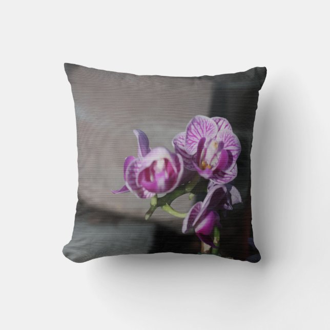 Purple Orchid Cushion (Front)