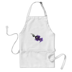 Purple orchid flower, Apron