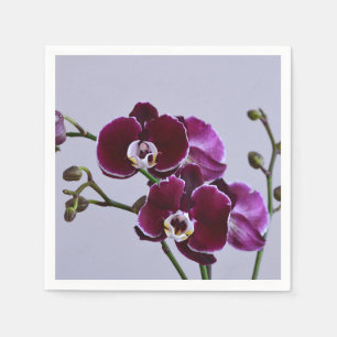 Purple Orchid Paper Napkin