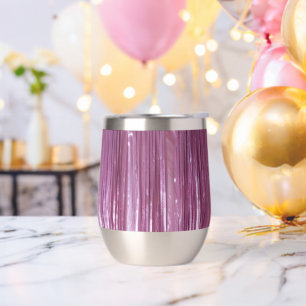 Purple Orchid Pink Tinsel Stripes