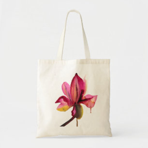 Purple Orchid watercolour tropical flower Tote Bag
