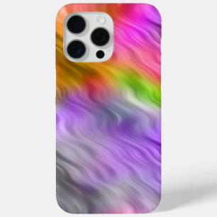 Purple Orchid Wavy Texture iPhone 15 Pro Max Case