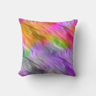 Purple Orchid Wavy Texture Cushion
