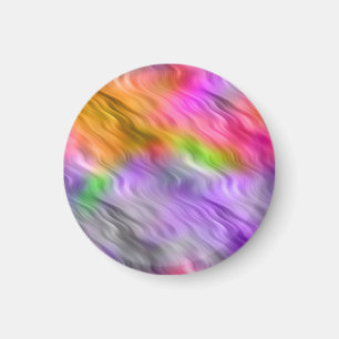 Purple Orchid Wavy Texture Magnet