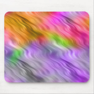 Purple Orchid Wavy Texture Mouse Mat