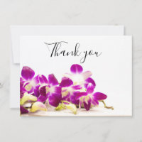 Purple orchid with stone on white background spa
