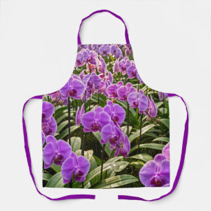 Purple Orchids Apron