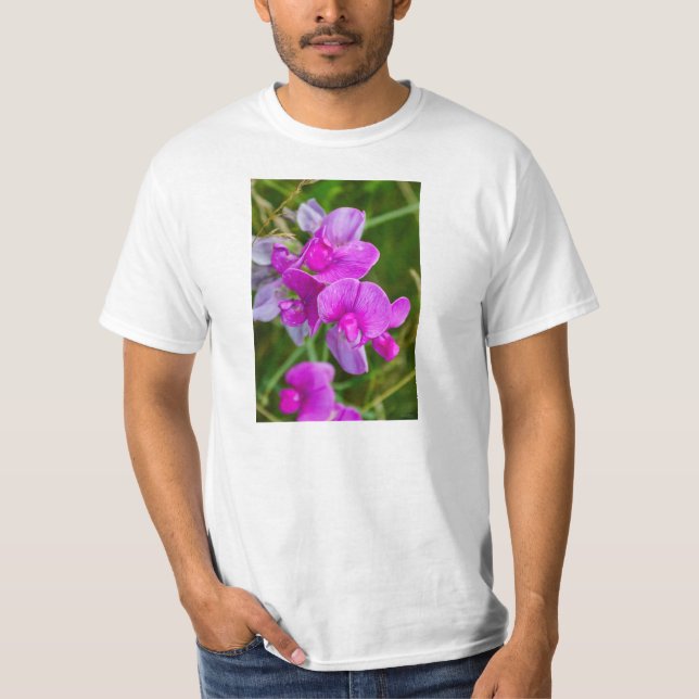 Purple Orchids T-Shirt (Front)