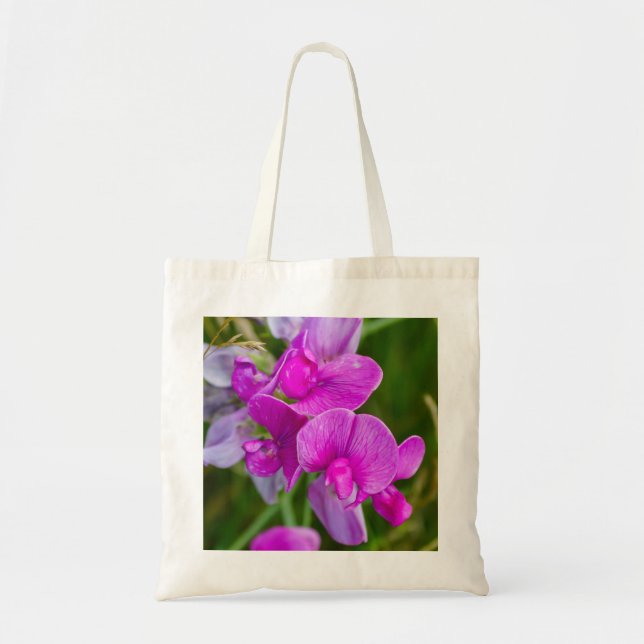 Purple Orchids Tote Bag (Front)