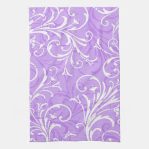 Purple Ornamental Kitchen Towel