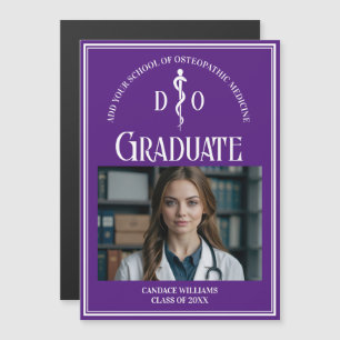 Purple Osteopathic Medical School Graduate Magnet