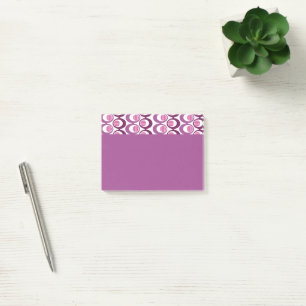 Purple Oval Strings Post-it Notes