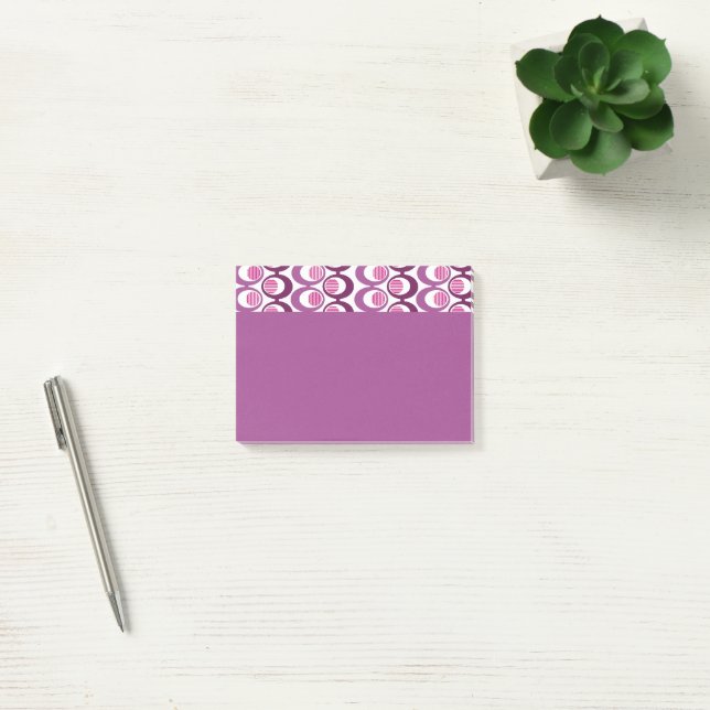 Purple Oval Strings  Post-it Notes (Office)