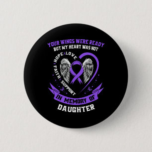 Purple Overdose Awareness Day Items In Memory Of D 6 Cm Round Badge