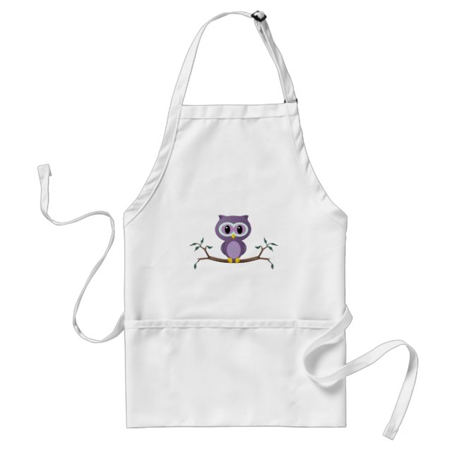 Purple Owl Apron (Front)