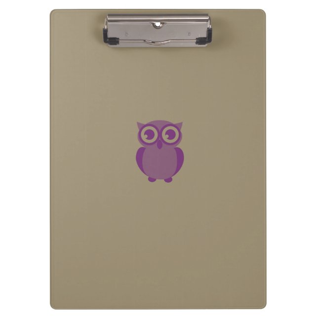 Purple Owl Clipboard (Front)