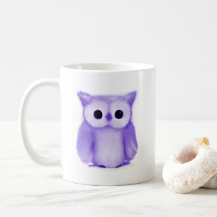 Purple Owl Coffee Mug