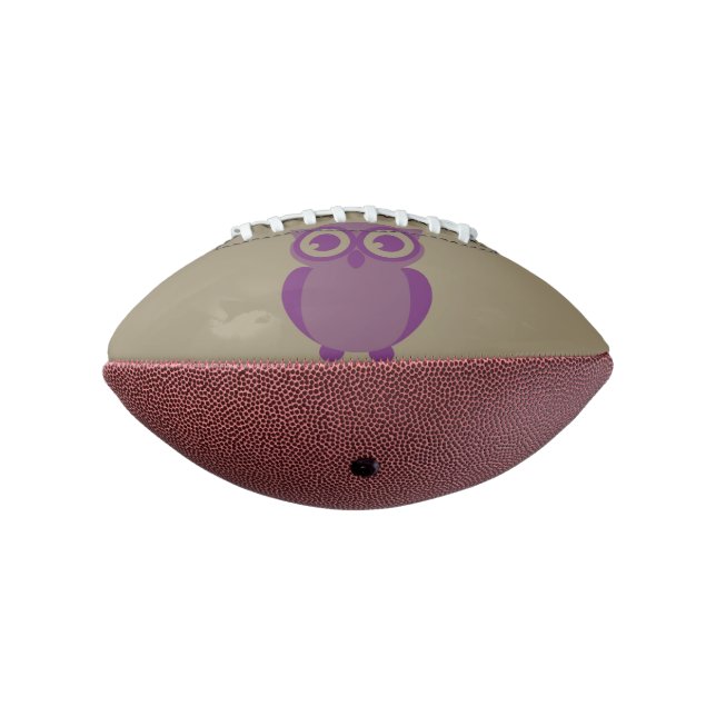Purple Owl Mini Football American Football (Rotated 270)