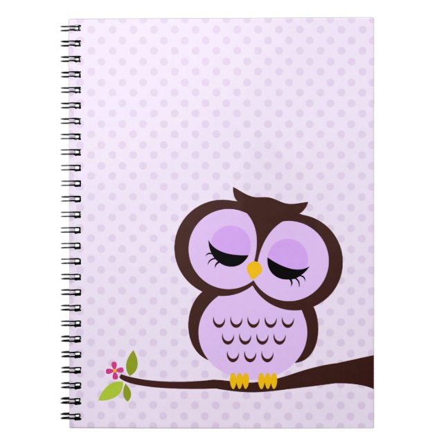 Purple Owl Notebook (Front)