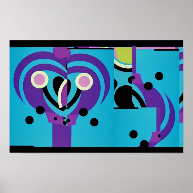 Purple Owl of Perpetuity Poster (Front)