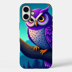 Purple Owl Phone Case