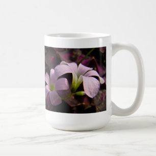 Purple Oxalis Blossoms Coffee Mug