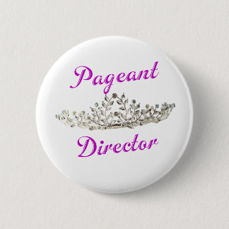 Purple Pageant Director 6 Cm Round Badge