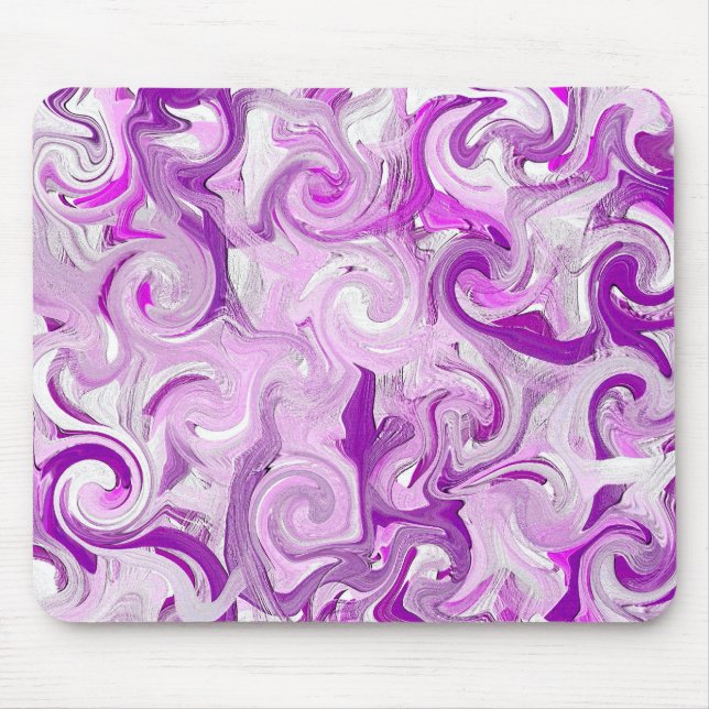 Purple Paint Mouse Mat (Front)