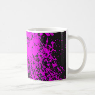 Purple Paint Splatter Mug