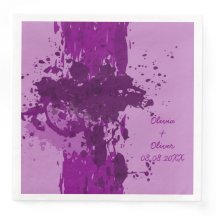Purple Paint Splatter
