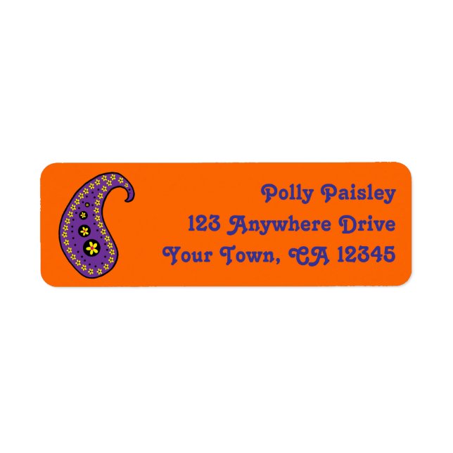 Purple Paisley (Front)