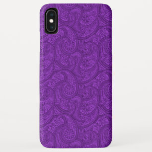 Purple Paisley iPhone XS Max Case