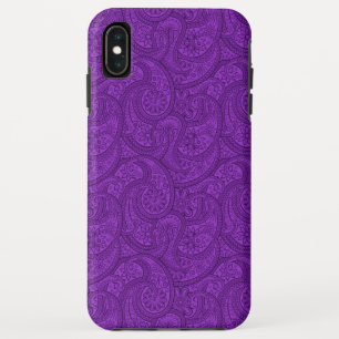 Purple Paisley iPhone XS Max Case