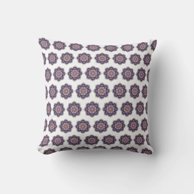 Purple Paisley Cushion (Front)