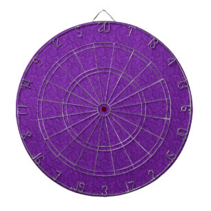 Purple Paisley Dartboard