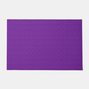Purple Paisley Doormat