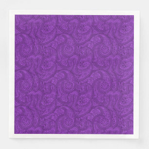 Purple Paisley Napkin